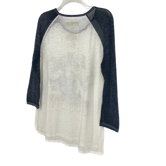 MARVEL NETFLIX The Defenders Burnout Raglan Colorblock 3/4 Sleeve Shirt Size L - Picture 9 of 14